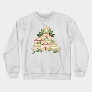 Matcha Tiramisù Building Crewneck Sweatshirt